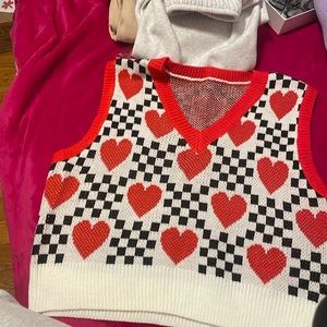 Heart cardigan new